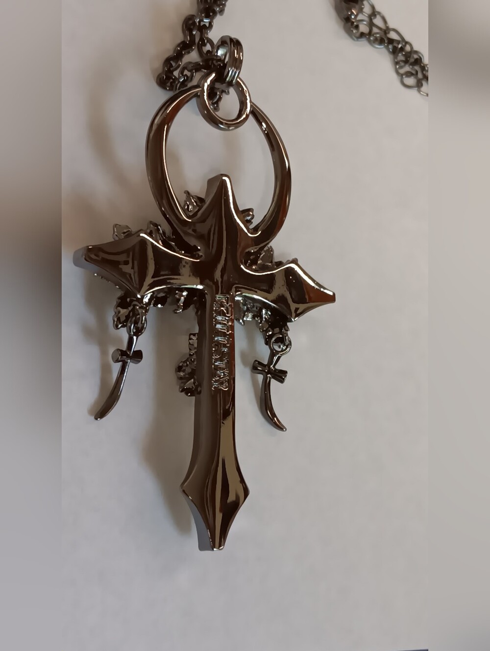 Mourning Ankh Necklace (NWT) - Picture 3 of 5